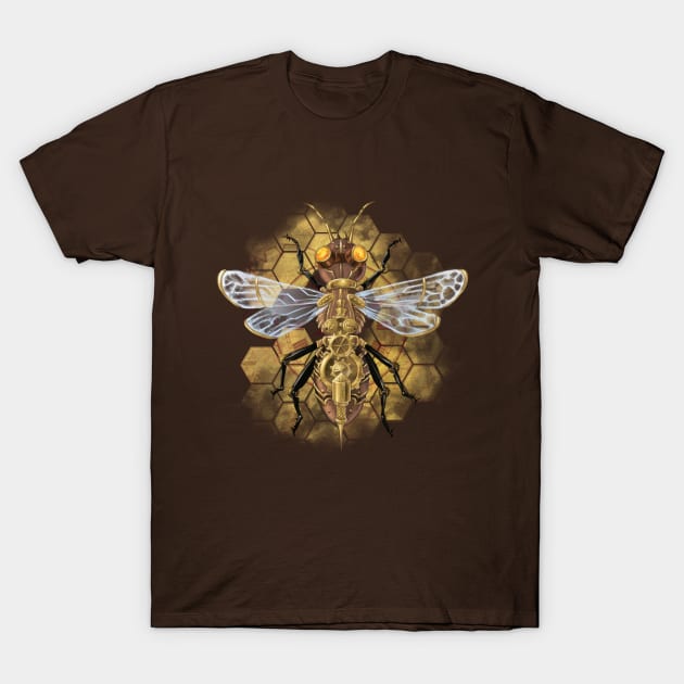 Steampunk Bee T-Shirt by artbygalen